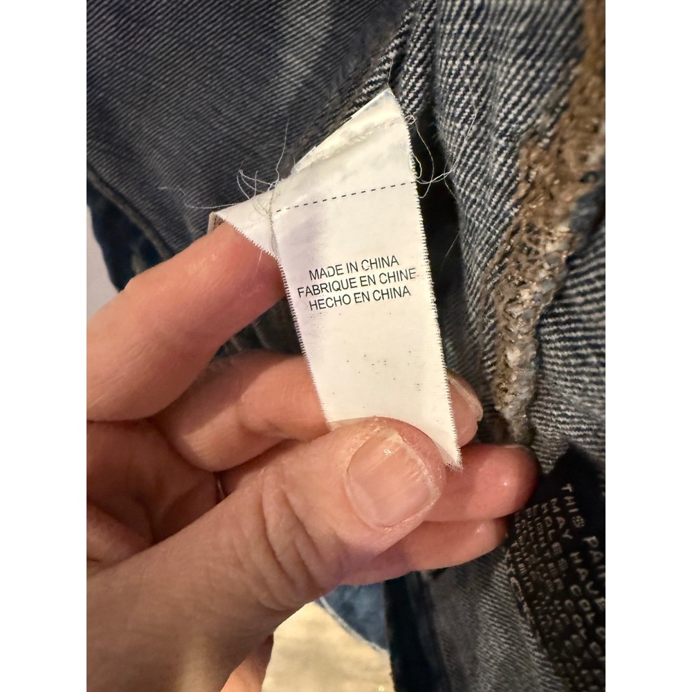 Lucky Brand Pixie Denim Jacket Medium Wash Blue‎ Trucker 7W12247 Womens Medium - Picture 9 of 16